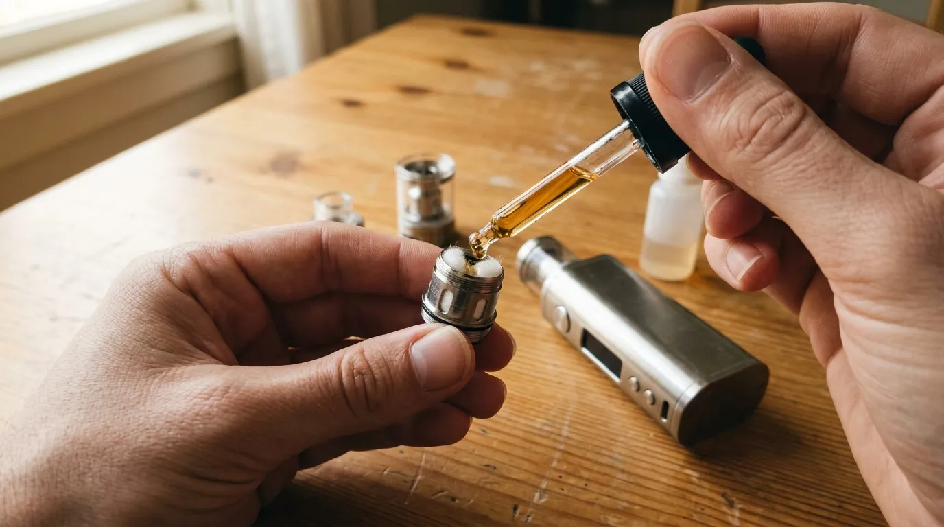 Cigarette électronique qui fuit : solutions airflow